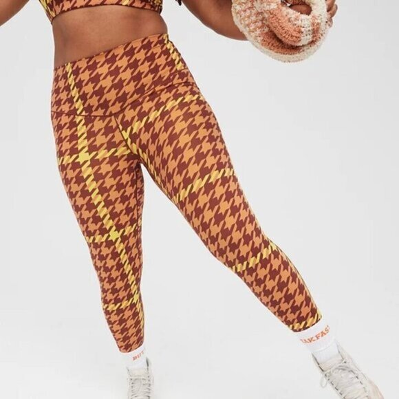 Aerie Offline Real Me Houndstooth High Rise 7/8 Legging Womens XS - Picture 3 of 10